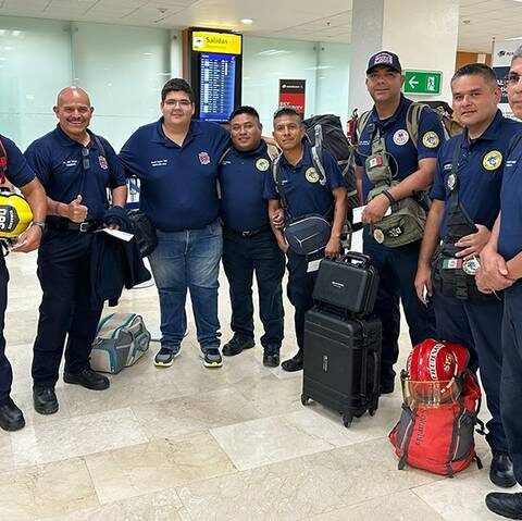Acapulco-Receives-Aid-from-Los-Cabos Firefighters-Following Hurricane-Otis